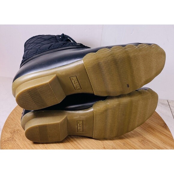 Sperry Girls Saltwater Rain Boots Black Size 6 M - Picture 5 of 5